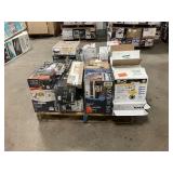 Massive Pallet of Brand Name Misc Faucets, Showers, Fixtures, Towel Bars, Bathroom Fans, Ceiling Fans, Lights, and More **Parts Only** (Great for eBay Sellers)