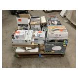 Massive Pallet of Brand Name Misc Faucets, Showers, Fixtures, Towel Bars, Bathroom Fans, Ceiling Fans, Lights, and More **Parts Only** (Great for eBay Sellers)