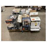 Massive Pallet of Brand Name Misc Faucets, Showers, Fixtures, Towel Bars, Bathroom Fans, Ceiling Fans, Lights, and More **Parts Only** (Great for eBay Sellers)