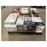 Massive Pallet of Brand Name Misc Faucets, Showers, Fixtures, Towel Bars, Bathroom Fans, Ceiling Fans, Lights, and More **Parts Only** (Great for eBay Sellers)
