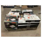 Massive Pallet of Brand Name Misc Faucets, Showers, Fixtures, Towel Bars, Bathroom Fans, Ceiling Fans, Lights, and More **Parts Only** (Great for eBay Sellers)