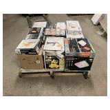 Massive Pallet of Brand Name Misc Faucets, Showers, Fixtures, Towel Bars, Bathroom Fans, Ceiling Fans, Lights, and More **Parts Only** (Great for eBay Sellers)