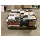 Massive Pallet of Brand Name Misc Faucets, Showers, Fixtures, Towel Bars, Bathroom Fans, Ceiling Fans, Lights, and More **Parts Only** (Great for eBay Sellers)