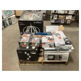 Massive Pallet of Brand Name Misc Faucets, Showers, Fixtures, Towel Bars, Bathroom Fans, Ceiling Fans, Lights, and More **Parts Only** (Great for eBay Sellers)