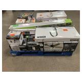 Massive Pallet of Brand Name Misc Faucets, Showers, Fixtures, Towel Bars, Bathroom Fans, Ceiling Fans, Lights, and More **Parts Only** (Great for eBay Sellers)