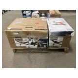 Massive Pallet of Brand Name Misc Faucets, Showers, Fixtures, Towel Bars, Bathroom Fans, Ceiling Fans, Lights, and More **Parts Only** (Great for eBay Sellers)