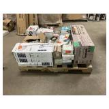 Massive Pallet of Brand Name Misc Faucets, Showers, Fixtures, Towel Bars, Bathroom Fans, Ceiling Fans, Lights, and More **Parts Only** (Great for eBay Sellers)