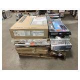 Massive Pallet of Brand Name Misc Faucets, Showers, Fixtures, Towel Bars, Bathroom Fans, Ceiling Fans, Lights, and More **Parts Only** (Great for eBay Sellers)