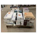 Massive Pallet of Brand Name Misc Faucets, Showers, Fixtures, Towel Bars, Bathroom Fans, Ceiling Fans, Lights, and More **Parts Only** (Great for eBay Sellers)