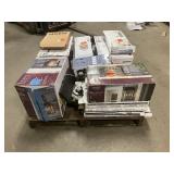 Massive Pallet of Brand Name Misc Faucets, Showers, Fixtures, Towel Bars, Bathroom Fans, Ceiling Fans, Lights, and More **Parts Only** (Great for eBay Sellers)