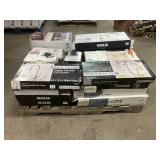 Massive Pallet of Brand Name Misc Faucets, Showers, Fixtures, Towel Bars, Bathroom Fans, Ceiling Fans, Lights, and More **Parts Only** (Great for eBay Sellers)
