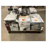 Massive Pallet of Brand Name Misc Faucets, Showers, Fixtures, Towel Bars, Bathroom Fans, Ceiling Fans, Lights, and More **Parts Only** (Great for eBay Sellers)