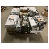 Massive Pallet of Brand Name Misc Faucets, Showers, Fixtures, Towel Bars, Bathroom Fans, Ceiling Fans, Lights, and More **Parts Only** (Great for eBay Sellers)