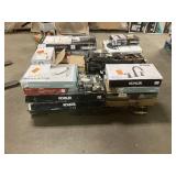 Massive Pallet of Brand Name Misc Faucets, Showers, Fixtures, Towel Bars, Bathroom Fans, Ceiling Fans, Lights, and More **Parts Only** (Great for eBay Sellers)
