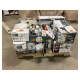Massive Pallet of Brand Name Misc Faucets, Showers, Fixtures, Towel Bars, Bathroom Fans, Ceiling Fans, Lights, and More **Parts Only** (Great for eBay Sellers)