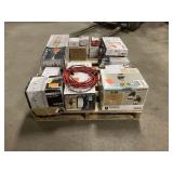 Massive Pallet of Brand Name Misc Faucets, Showers, Fixtures, Towel Bars, Bathroom Fans, Ceiling Fans, Lights, and More **Parts Only** (Great for eBay Sellers)