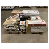 Massive Pallet of Brand Name Misc Faucets, Showers, Fixtures, Towel Bars, Bathroom Fans, Ceiling Fans, Lights, and More **Parts Only** (Great for eBay Sellers)
