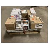 Massive Pallet of Brand Name Misc Faucets, Showers, Fixtures, Towel Bars, Bathroom Fans, Ceiling Fans, Lights, and More **Parts Only** (Great for eBay Sellers)