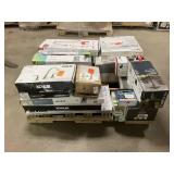 Massive Pallet of Brand Name Misc Faucets, Showers, Fixtures, Towel Bars, Bathroom Fans, Ceiling Fans, Lights, and More **Parts Only** (Great for eBay Sellers)