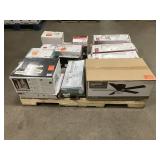 Massive Pallet of Brand Name Misc Faucets, Showers, Fixtures, Towel Bars, Bathroom Fans, Ceiling Fans, Lights, and More **Parts Only** (Great for eBay Sellers)