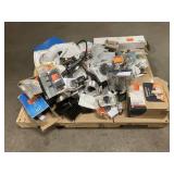 Massive Pallet of Brand Name Misc Faucets, Showers, Fixtures, Towel Bars, Bathroom Fans, Ceiling Fans, Lights, and More **Parts Only** (Great for eBay Sellers)