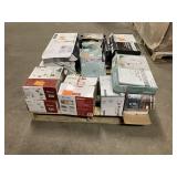 Massive Pallet of Brand Name Misc Faucets, Showers, Fixtures, Towel Bars, Bathroom Fans, Ceiling Fans, Lights, and More **Parts Only** (Great for eBay Sellers)