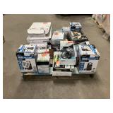 Massive Pallet of Brand Name Misc Faucets, Showers, Fixtures, Towel Bars, Bathroom Fans, Ceiling Fans, Lights, and More **Parts Only** (Great for eBay Sellers)