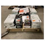 Massive Pallet of Brand Name Misc Faucets, Showers, Fixtures, Towel Bars, Bathroom Fans, Ceiling Fans, Lights, and More **Parts Only** (Great for eBay Sellers)