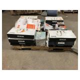 Massive Pallet of Brand Name Misc Faucets, Showers, Fixtures, Towel Bars, Bathroom Fans, Ceiling Fans, Lights, and More **Parts Only** (Great for eBay Sellers)