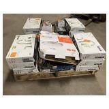 Massive Pallet of Brand Name Misc Faucets, Showers, Fixtures, Towel Bars, Bathroom Fans, Ceiling Fans, Lights, and More **Parts Only** (Great for eBay Sellers)
