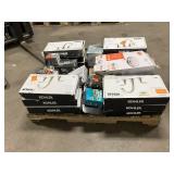 Massive Pallet of Brand Name Misc Faucets, Showers, Fixtures, Towel Bars, Bathroom Fans, Ceiling Fans, Lights, and More **Parts Only** (Great for eBay Sellers)