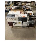 Massive Pallet of Brand Name Misc Faucets, Showers, Fixtures, Towel Bars, Bathroom Fans, Ceiling Fans, Lights, and More **Parts Only** (Great for eBay Sellers)