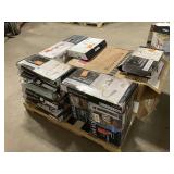 Massive Pallet of Brand Name Misc Faucets, Showers, Fixtures, Towel Bars, Bathroom Fans, Ceiling Fans, Lights, and More **Parts Only** (Great for eBay Sellers)
