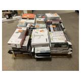 Massive Pallet of Brand Name Misc Faucets, Showers, Fixtures, Towel Bars, Bathroom Fans, Ceiling Fans, Lights, and More **Parts Only** (Great for eBay Sellers)