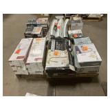 Massive Pallet of Brand Name Misc Faucets, Showers, Fixtures, Towel Bars, Bathroom Fans, Ceiling Fans, Lights, and More **Parts Only** (Great for eBay Sellers)