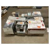 Massive Pallet of Brand Name Misc Faucets, Showers, Fixtures, Towel Bars, Bathroom Fans, Ceiling Fans, Lights, and More **Parts Only** (Great for eBay Sellers)