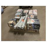 Massive Pallet of Brand Name Misc Faucets, Showers, Fixtures, Towel Bars, Bathroom Fans, Ceiling Fans, Lights, and More **Parts Only** (Great for eBay Sellers)