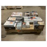 Massive Pallet of Brand Name Misc Faucets, Showers, Fixtures, Towel Bars, Bathroom Fans, Ceiling Fans, Lights, and More **Parts Only** (Great for eBay Sellers)