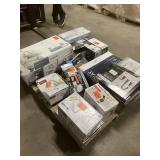 Massive Pallet of Brand Name Misc Faucets, Showers, Fixtures, Towel Bars, Bathroom Fans, Ceiling Fans, Lights, and More **Parts Only** (Great for eBay Sellers)