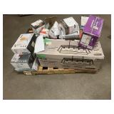 Massive Pallet of Brand Name Misc Faucets, Showers, Fixtures, Towel Bars, Bathroom Fans, Ceiling Fans, Lights, and More **Parts Only** (Great for eBay Sellers)