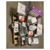 Massive Pallet of Brand Name Misc Faucets, Showers, Fixtures, Towel Bars, Bathroom Fans, Ceiling Fans, Lights, and More **Parts Only** (Great for eBay Sellers)
