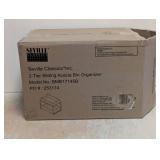 SEVILLE CLASSICS 2-TIER SLINDING ACACIA BIN ORGANIZER