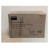 SEVILLE CLASSICS 2-TIER SLINDING ACACIA BIN ORGANIZER