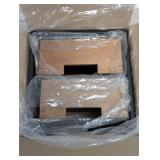 SEVILLE CLASSICS 2-TIER SLINDING ACACIA BIN ORGANIZER