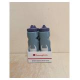 NEW CHAMPION QUENCH SQUEEZE BOTTLE 24OZ DARK FOREST / GREY BLUE  4 PACK