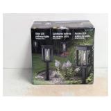 SOLAR LED PATHWAY LIGHTS 4PK