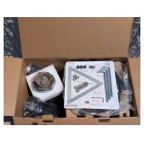 NEW LUTEC LED SOLAR POST LANTERN BLACK