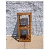 COSTCO TEAKHAUS WOOD SHELF 3-TIER