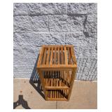 COSTCO TEAKHAUS WOOD SHELF 3-TIER