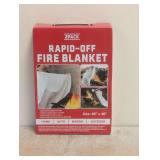 NEW RAPID OFF FIRE BLANKET